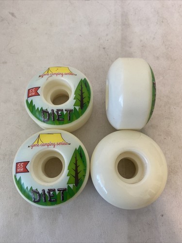 Ruota Diet Skateboards 55mm Ruote Skateboard Serie Gone Camping Nuova Scatola Aperta - Foto 1 di 5