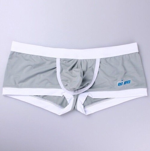 Men's Boxer Briefs Open Front Pouch Shorts Underwear Sexy Lingerie Underpants~ - Picture 7 of 23