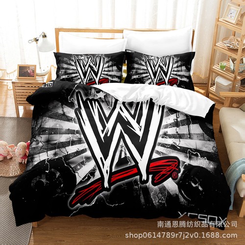 WWE Ringen Herren Bettwäsche Set 80x80Kissenbezug Bettbezug 135x200 200x200 Xmas - Bild 14 von 14