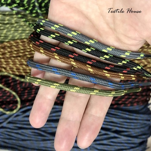 Shoe Laces Round Hiking Shoelaces Work Strong Walking Trainers Boots Quality - Picture 8 of 26