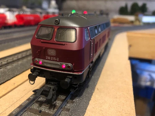 Märklin HO 39181 MFX DIGITAL Class 218 Diesellok, sehr guter Zustand, verpackt.
