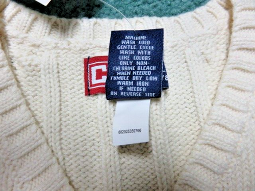 Chaps Boy Traditional Vest Cream Color New With Tag $32 Easy Care Size 6 - Picture 6 of 6