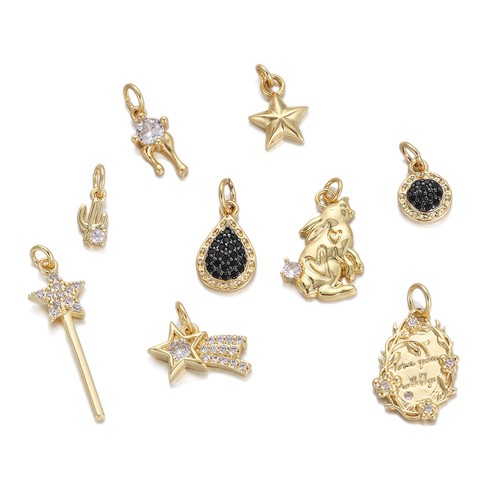 Star Rabbit Connectors Charms for Dangles DIY Pendants of Necklaces Bracelets - Picture 1 of 37