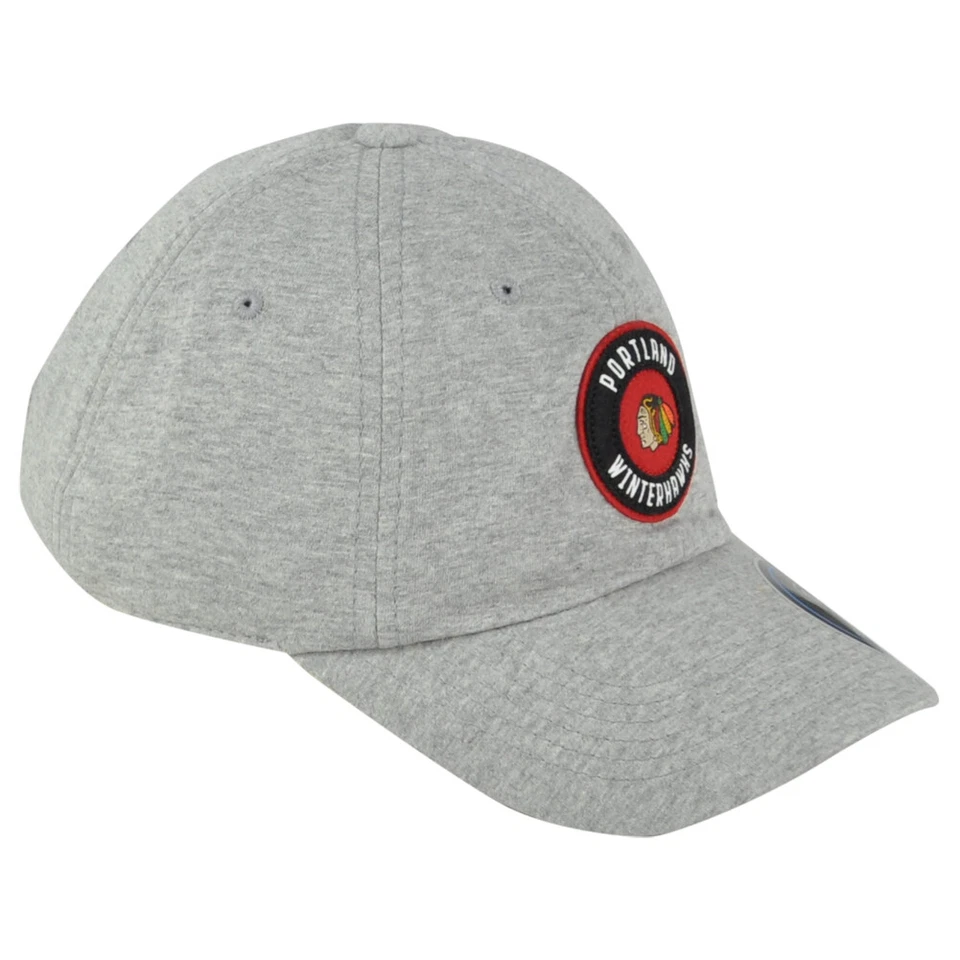 NHL TOW Portland Winterhawks Logo Primario Gris Ajustable Curvo Bill Sombrero Gorra Foto 3 de 4
