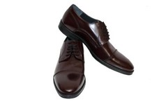 Scarpe uomo eleganti vera pelle bordeaux