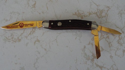 -United Cutlery, German Made, Red Bone,Whittler Gold Blades,Pocketknife - Picture 3 of 8