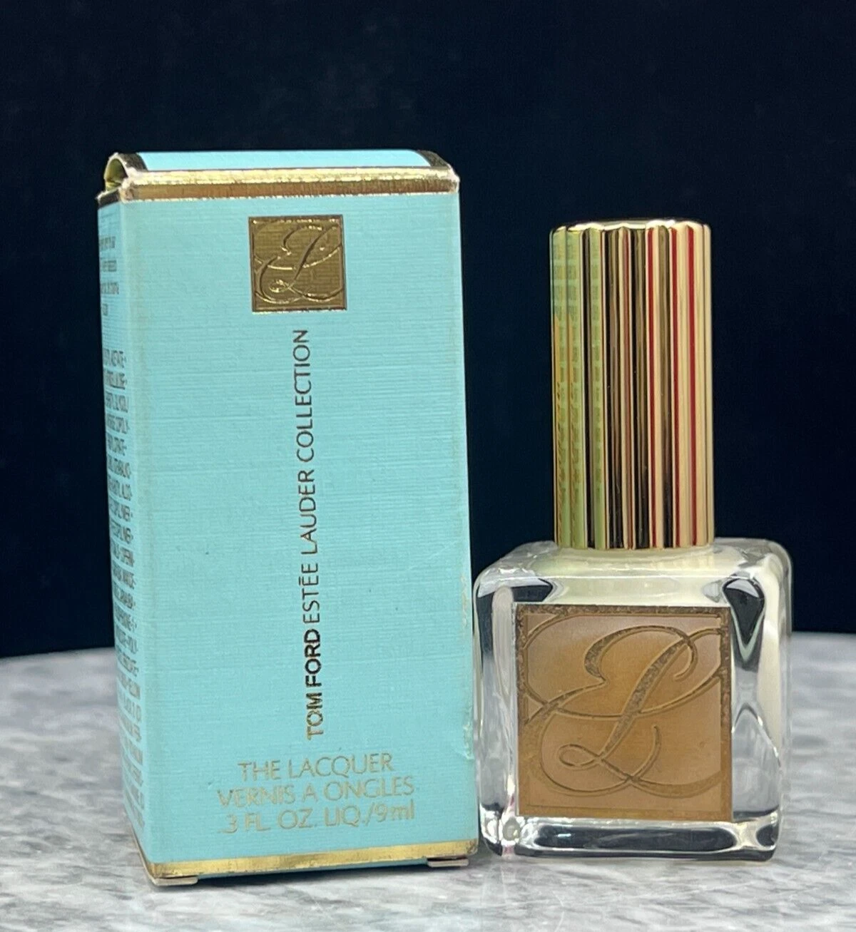 Estee Lauder The Lacquer Vernis A Ongles 01 COQUILLEE 0.3oz NIB RARE