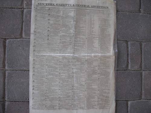 1813 New York Gazette & General Advertiser Montag 13. Dezember 1813 - Bild 1 von 4