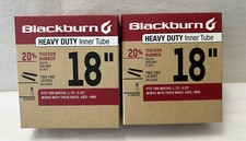New Blackburn 2-PACK Heavy Duty Inner Tube w/ Tire Levers Schrader 18”  (S4)