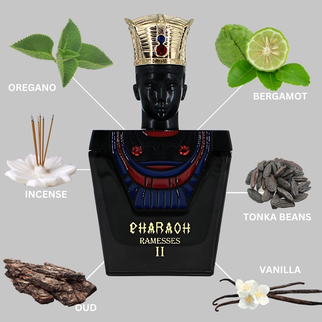 Bharara Pharaoh Ramesses II Eau De Parfum For Unisex Spray 3.4 Fl Oz / 100 ML