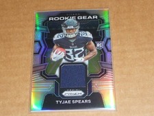 2023 Panini Prizm TYJAE SPEARS ROOKIE GEAR JERSEY TITANS T2934
