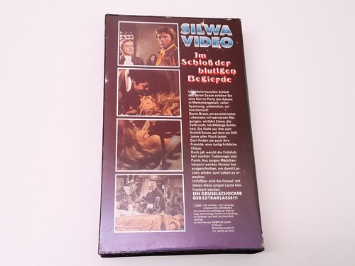Im Schloss der blutigen Begierde 1968 VHS German PAL Silwa Video Howard Vernon - Bild 2 von 5