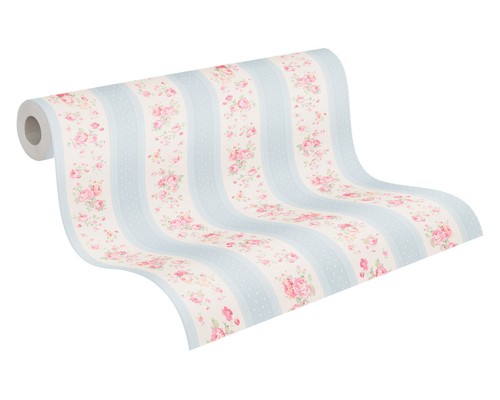 AS Vliestapete Maison Charme Floral blau 390691 - Bild 2 von 4