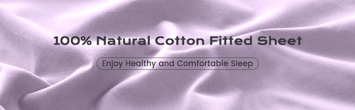 100% Pure Cotton Fitted Sheet & Pillowcases Set Single/Double/Queen/King Size AU - Picture 81 of 105
