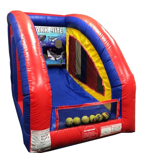 Replaceable Air Frame Game Vinyl Panel 40x34 Shark Bite Event Carnival Party - Picture 3 of 3