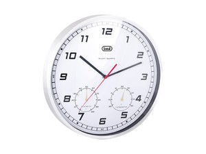 OROLOGIO DA PARETE A MURO 35 CM SILENZIOSO TERMOMETRO IGNOMETRO PER ... OROLOGIO DA PARETE A MURO 35 CM SILENZIOSO TERMOMETRO IGNOMETRO PER ...