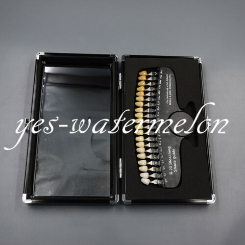 1 Kit Dental Teeth Whitening Shade Guide Tooth 20 Colors With Mirror 3D - Picture 6 of 9