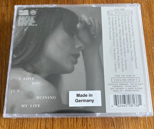 Taylor Swift The Tortured Poets Department TTPD CD Deluxe Manuscript - Bild 2 von 2