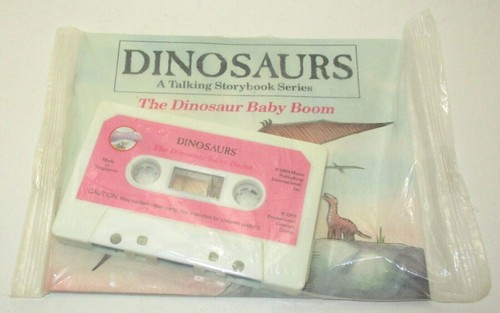 McDonalds 1989 Dinosaurs Storybook (CASSETTE TAPE) Dinosaur Baby Boom NEU - Bild 4 von 4