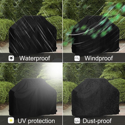 Heavy Duty BBQ Cover Waterproof Barbecue Grill Protector Outdoor Covers M/L/XL - Picture 2 of 16