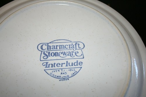 Plato de cena de gres de colección interlude charmcraft (8) 10,5" casi nuevo horno japonés a mesa - Imagen 3 de 8