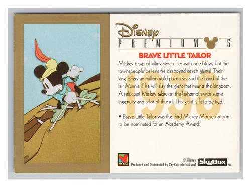 Tarjeta coleccionable Disney Premium Skybox / Tú eliges #s 1 - 80 Gold Border Collector - Imagen 8 de 154
