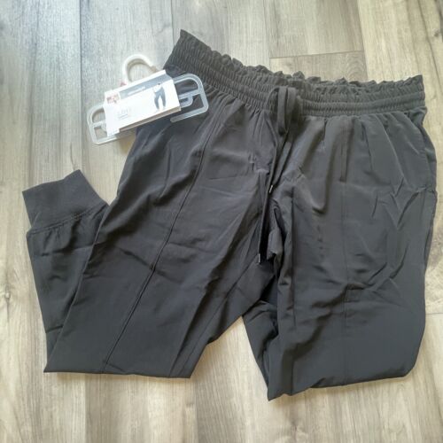 Jogger Time And Tru Maternity Negro Calce Relajado Elevado Talla M 8-10 Nuevo - Imagen 2 de 5