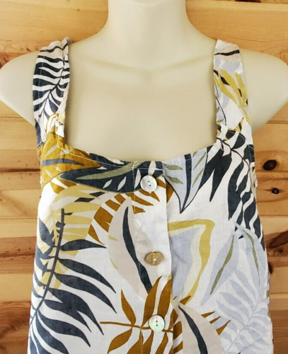 C&C California 100% Linen Safari Camisole Top Extra Small - Picture 3 of 7