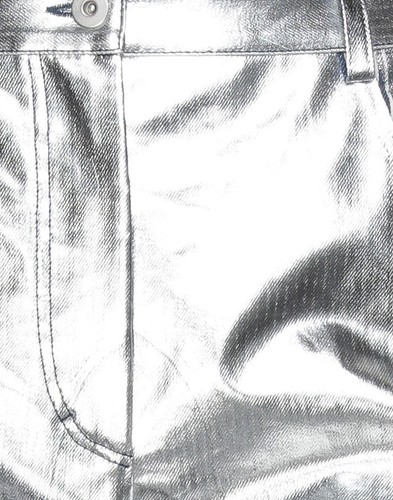 UVP435€ CEDRIC CHARLIER Coated Jeans IT40 US4 UK8 S Metallic Effekt Flared Legs - Bild 5 von 5