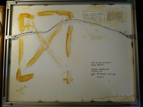 Original Watercolor Mac McKenna 1992 "Hawn Supply And Native Hawn Crafts Rare! - Picture 4 of 6