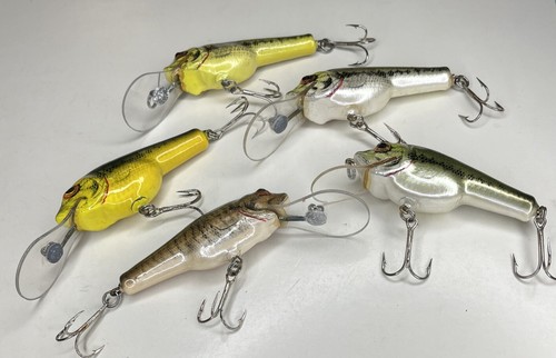 Vintage BAGLEY’S “Tru-Life” Lures, All Early “ALL-BRASS” &Diff.All Mint Or Near! - Picture 4 of 24