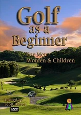 BEGINNING GOLF INSTRUCTION DVD VIDEO-FULL SWING-CHIPPING-PUTTING-SCOTT BARRETT 