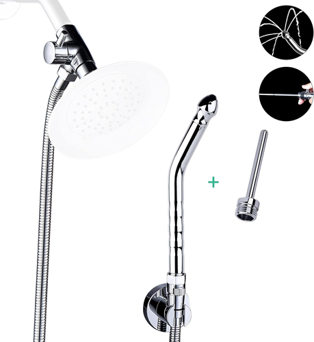 Shower Enema Kit with 100 Inches Hose, Water Control Valve, and Diverter, Coloni - Picture 10 of 12