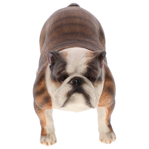 Bulldog Figurine Vivid Simulation Animal Dog Figurine Statue Cognitive Dog Toy - Bild 6 von 11