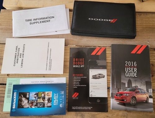 2016 DODGE GRAND CARAVAN USER GUIDE OWNERS MANUAL - Picture 1 of 3
