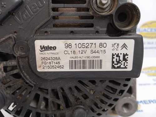 9810527180 Alternador para PEUGEOT 5008 Active 226516 - Imagen 3 de 5