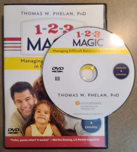 !!! 1-2-3 Magic Managing Difficult Behavior in Children 2-12 - DVD, Used, EC !!! - Picture 3 of 3