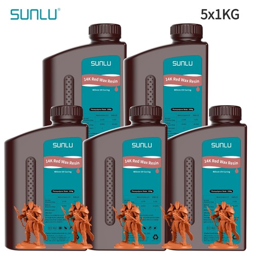 SUNLU 5KG ABS-Like/Starndard/Red Wax/Nylon-Like/Water Washable LCD/SLA Resin - Bild 54 von 70