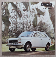 Fiat 127 Brochure 1975 - 2 Door 3 Door 900 Fiat 127 Brochure 1975 - 2 Door 3 Door 900