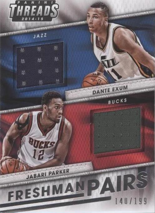 2014-15 Panini Threads - Jabari Parker/Dante Exum #5 for