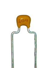 Pack of 10 104 Capacitor Monolithic Ceramic, 104, 0.1uF 104 100nF, Radial 50V ,