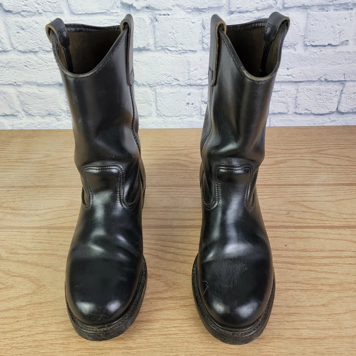 Halls pull on lineman boots cheap