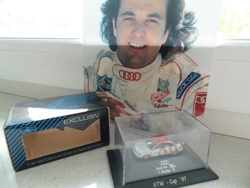 Audi A 4 STW-Cup ´97 Y. Muller Fa. Rietze in OVP mit Hochglanzfoto