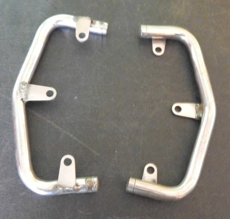 Protectores de cabeza Moto Guzzi V35 V50 V65 V75 - únicos en acero inoxidable Foto 3 de 4