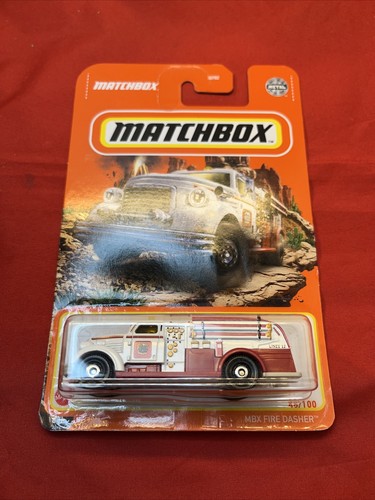 2022 Matchbox #46 MBX Fire Dasher™ (1953 GMC Model 454 AFE) WHITE | RED | FSC - Picture 1 of 2