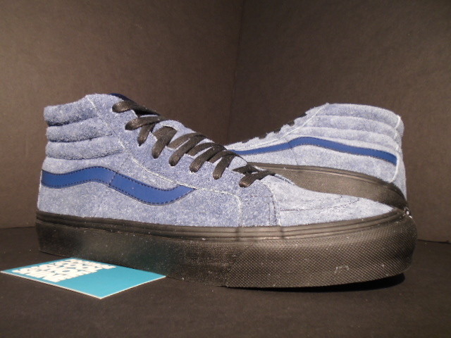 VANS OG SK8-HI LX MAIDEN NOIR M.N. SUEDE INSIGNIA BLUE BLACK VN0A38FYNJ0 NEW 9 VANS OG SK8-HI LX MAIDEN NOIR M.N. SUEDE INSIGNIA BLUE BLACK VN0A38FYNJ0 NEW 9