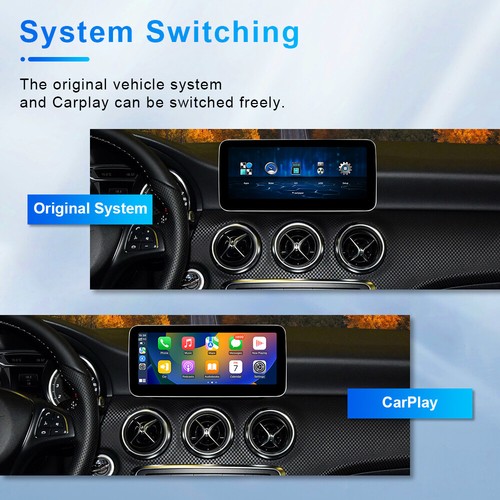 10.25'' Car Multimedia Screen Carplay Stereo For Mercedes Benz A W176 2013-2018 - Foto 5 di 12