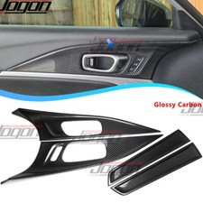 Dry Carbon Front Rear Door Handle Panel Trim For Acura Integra Type S A-spec 23