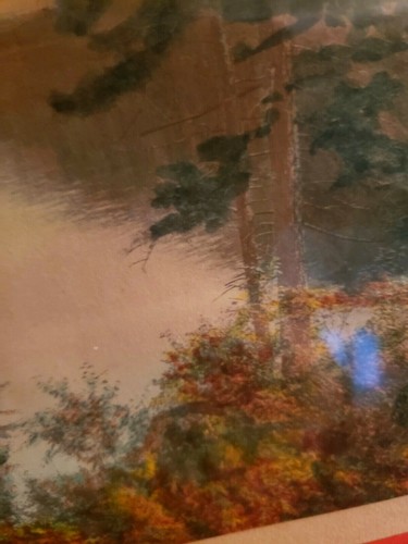 Charles Henry Sawyer ECHO LAKE NEW HAMPSHIRE NH Hand Colored Photo/Watercolor - Picture 4 of 12