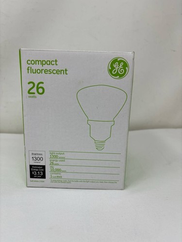 2 X GE Indoor Fluorescent Floodlight Bulb Soft Daylight Bright 26W R40 1300 Lum - Picture 5 of 12